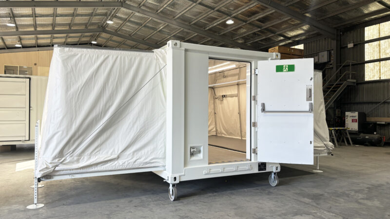 GDS Delivers Containerised Briefing Facility for Cubic Defence Australia & NZ and the Australian Army
